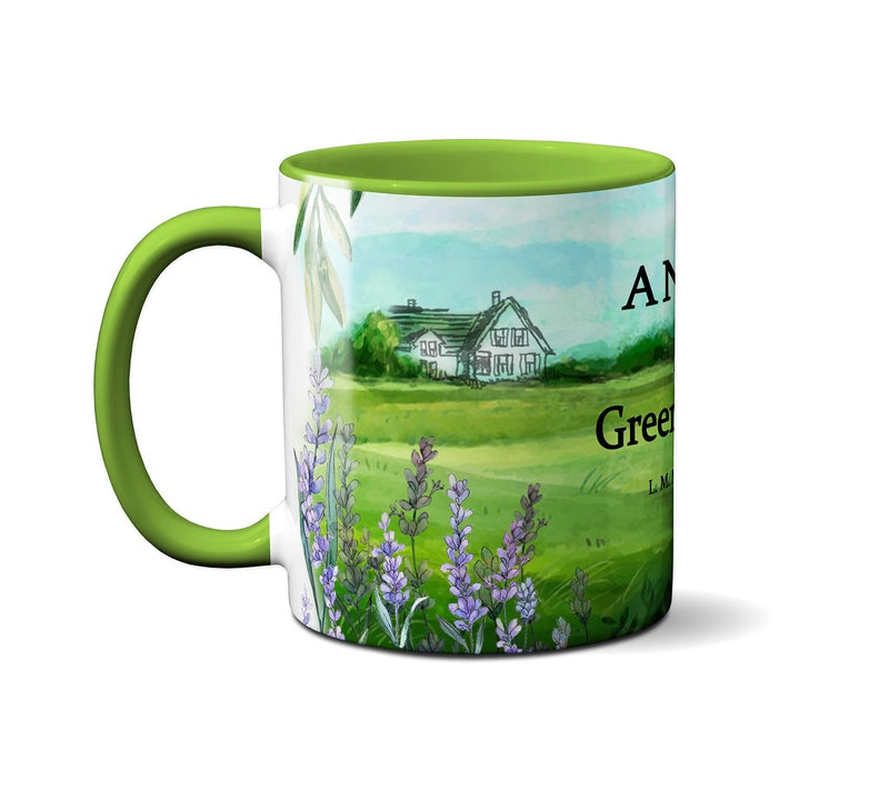 Universal Zone Anne of Green Gables by Lucy Maud Montgomery Coffee Mug With Book Design, Literature Lover Gift - Image 3